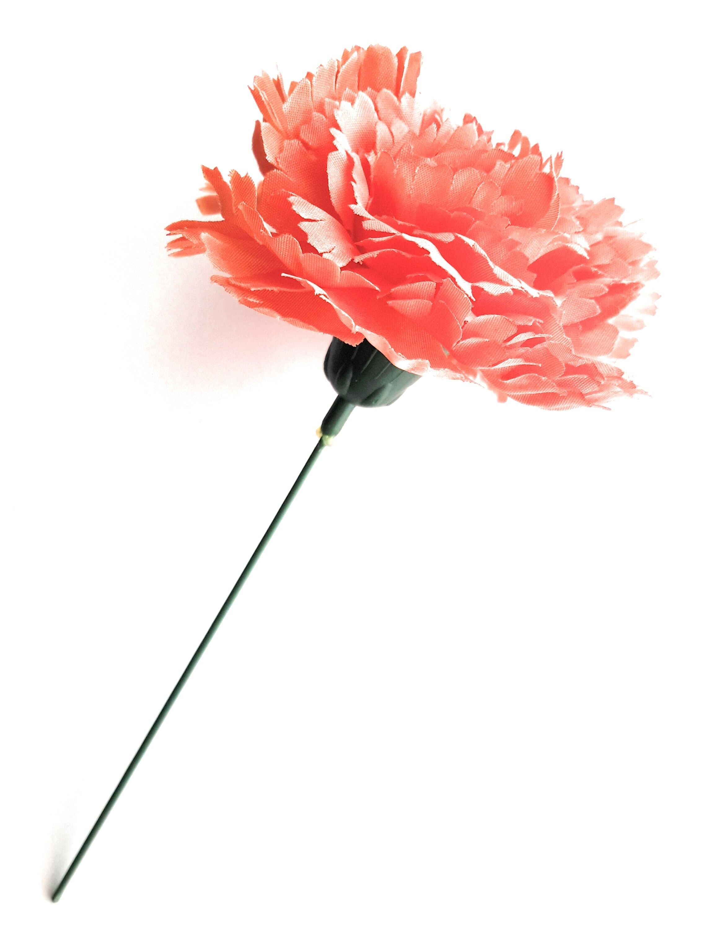 Fleur d'oeillet Flamenco Cheveux Ø9cm Orange