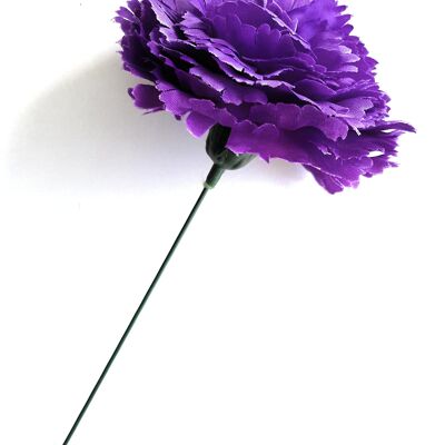 Fiore di Garofano Flamenco Capelli Ø9cm Viola
