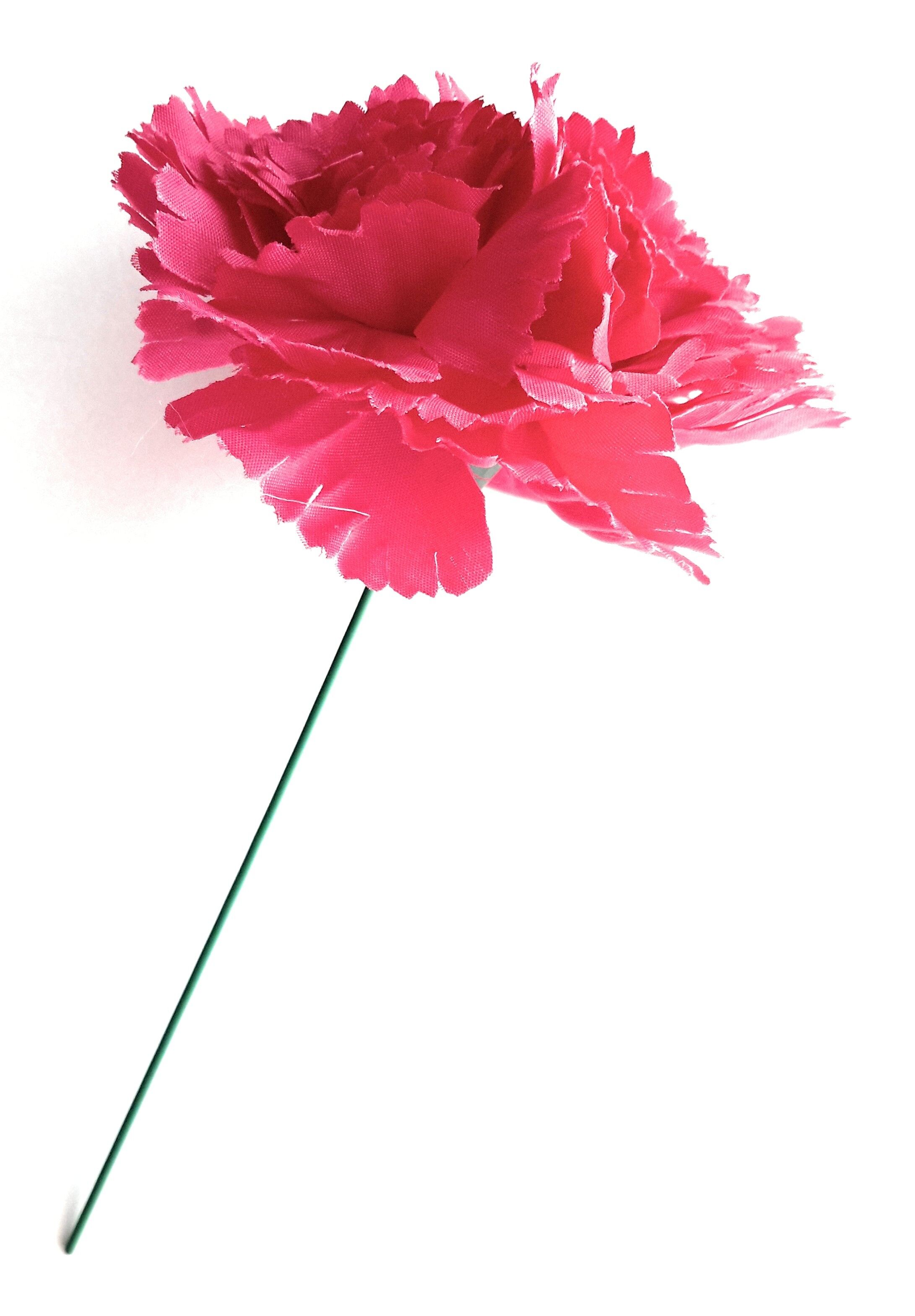 Fleur d'oeillet Flamenco Cheveux Ø9cm Fuchsia