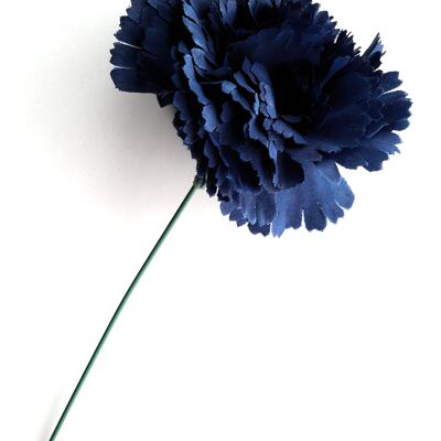 Fleur d'oeillet Flamenco Cheveux Ø9cm Bleu Marine