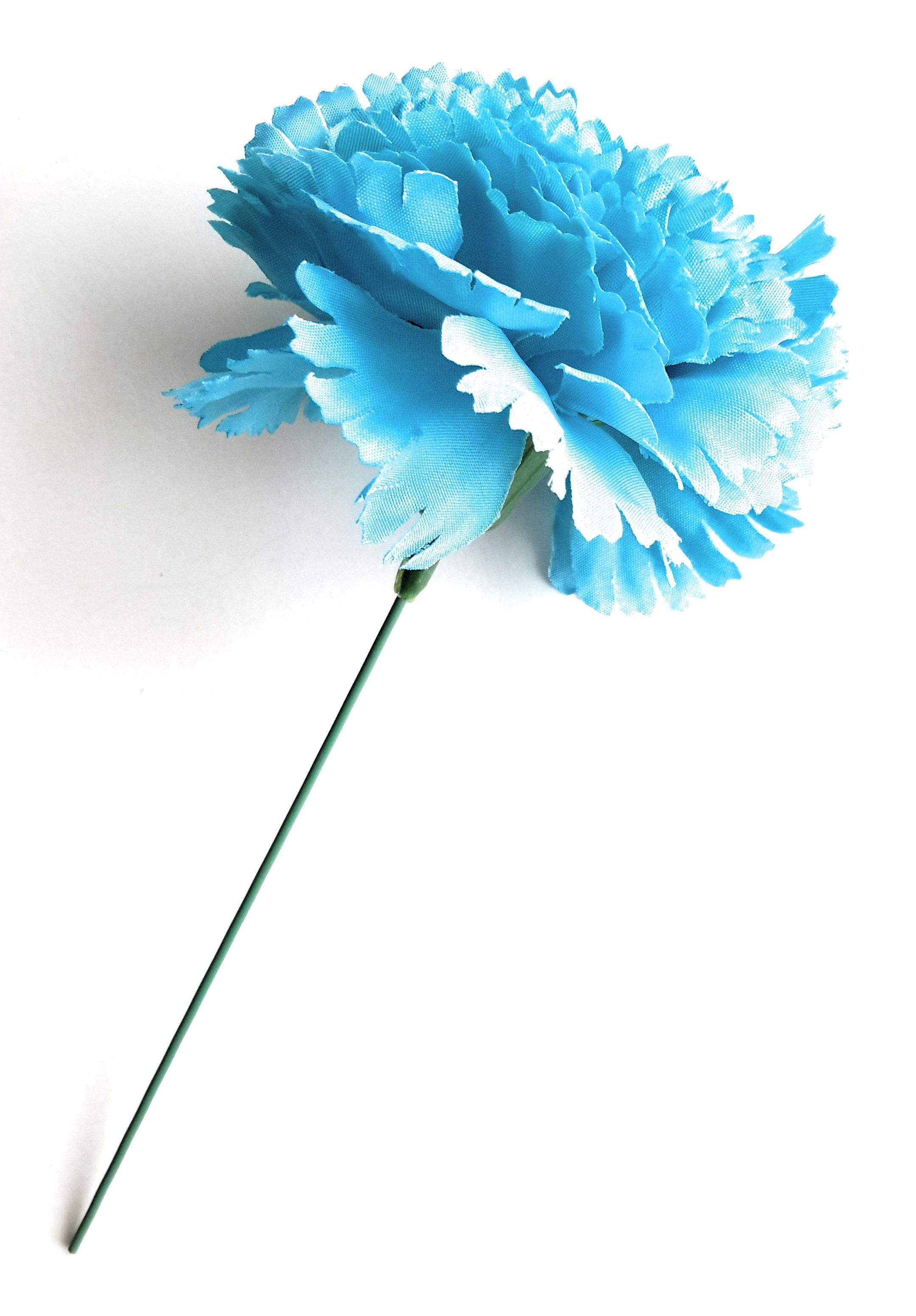 Flamenco Garofano Fiore Capelli Ø9cm Azzurro