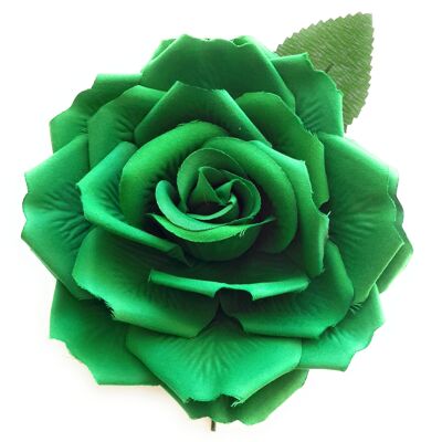 Fiore di flamenco a pelo grande Ø19cm Verde foresta