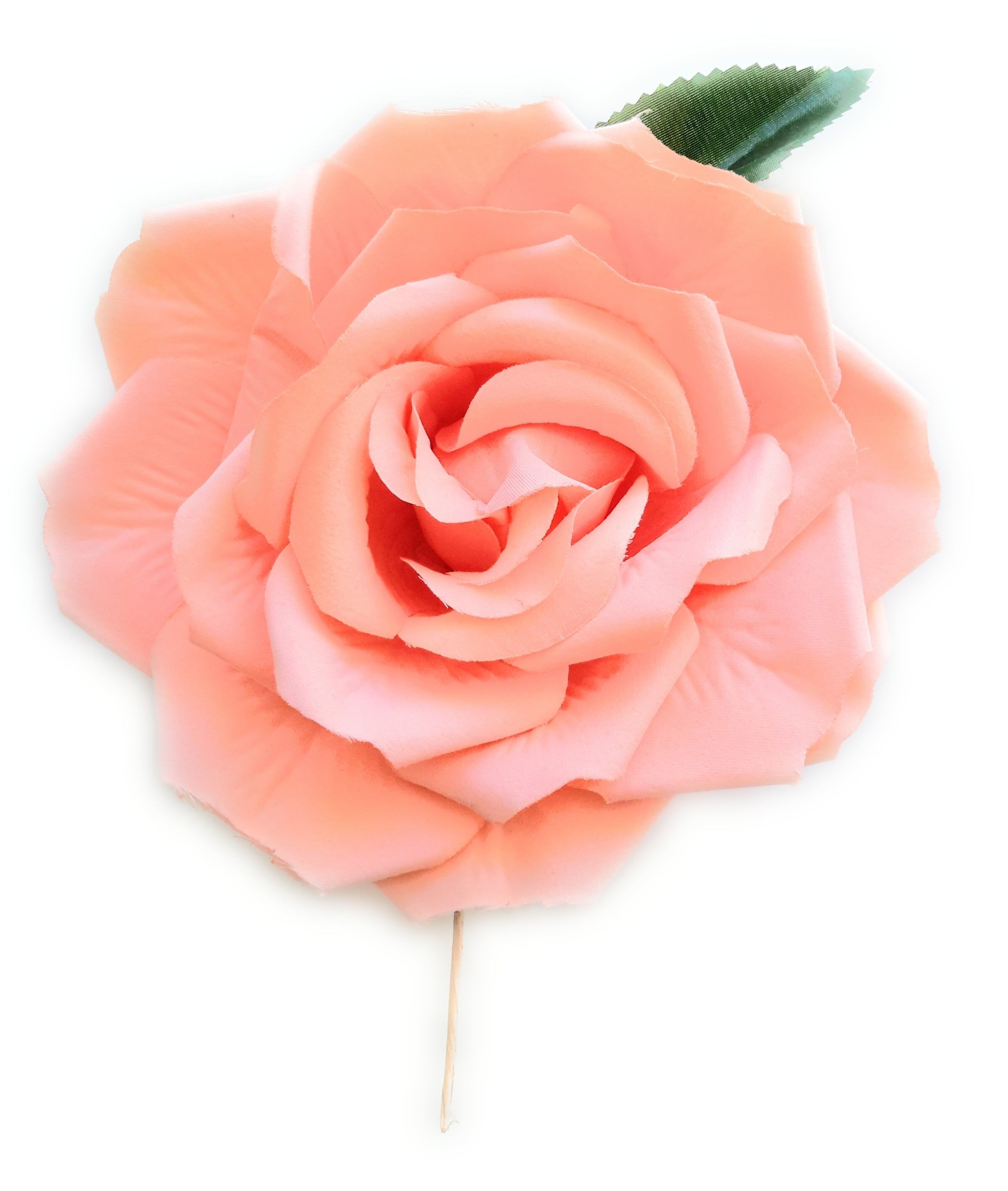 Fiore di flamenco a pelo grande Ø19cm Salmone