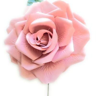 Grande Fleur Flamenco à Cheveux Ø19cm Rose Pâle