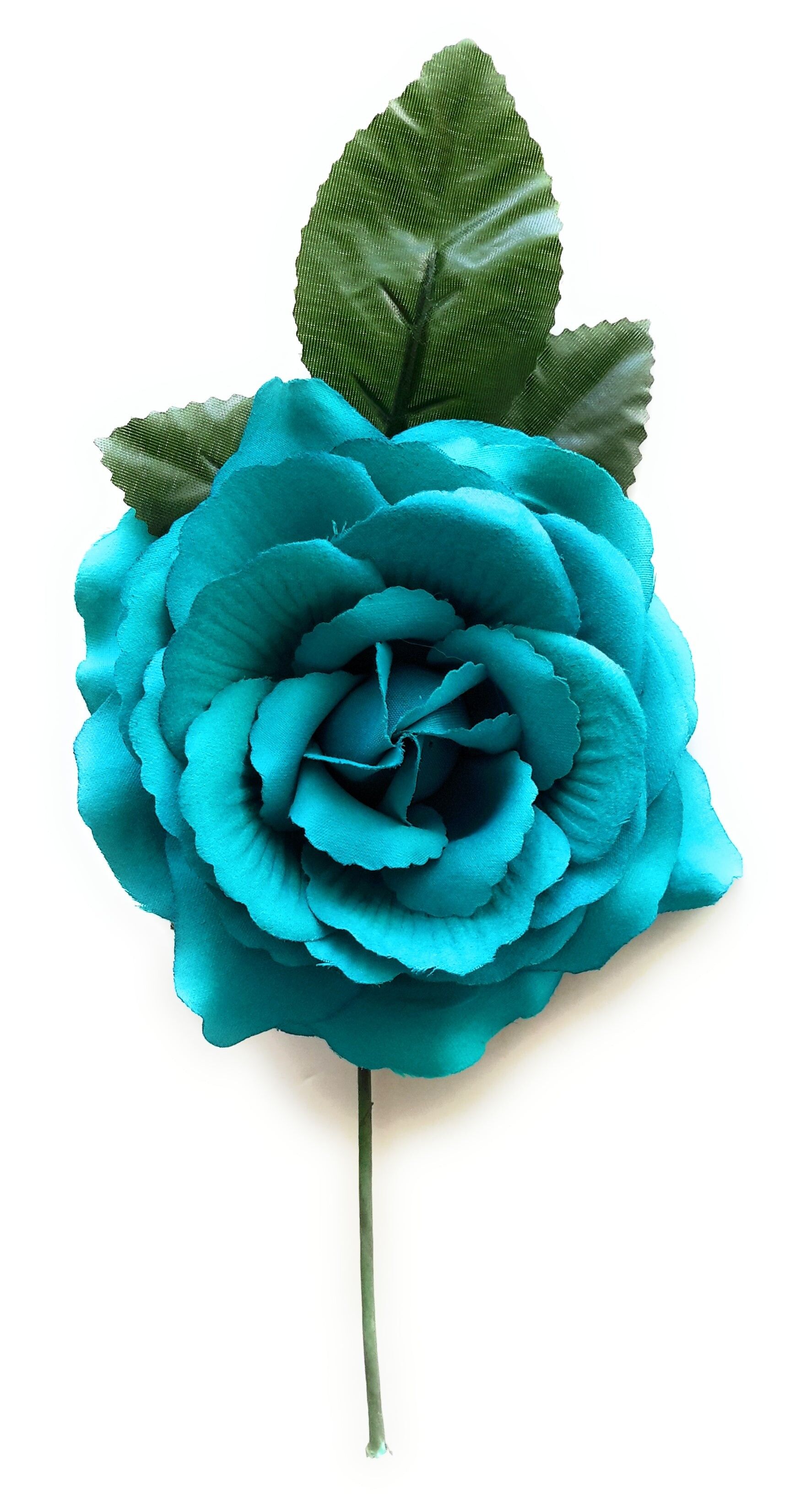 Fiore Flamenco Capelli Medi Ø13cm Turchese