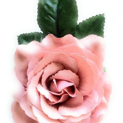 Fiore di flamenco a pelo medio Ø13cm Rosa pallido