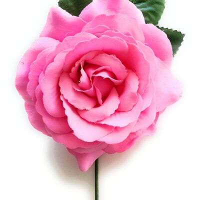 Fiore di flamenco a pelo medio Ø13cm Rosa