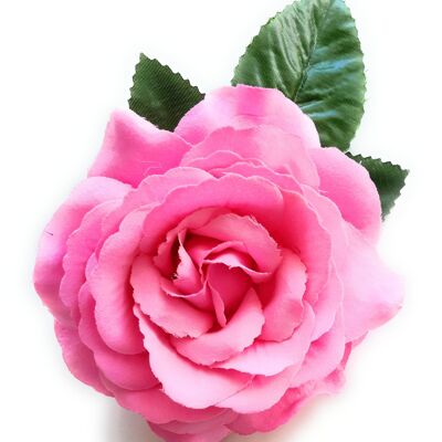 Mittleres Haar Flamenco-Blume Ø13cm Rosa