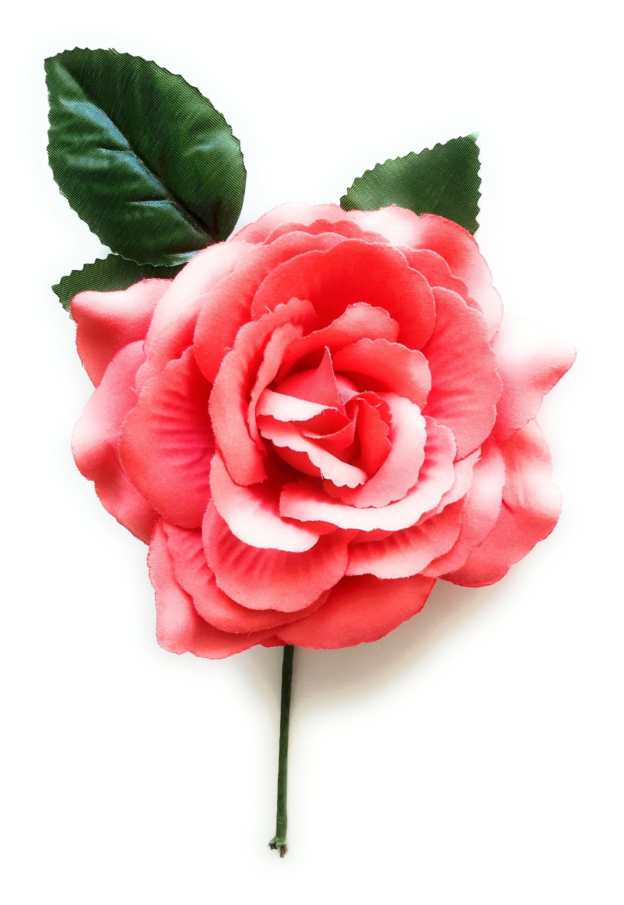 Fiore Flamenco Pelo Medio Ø13cm Corallo