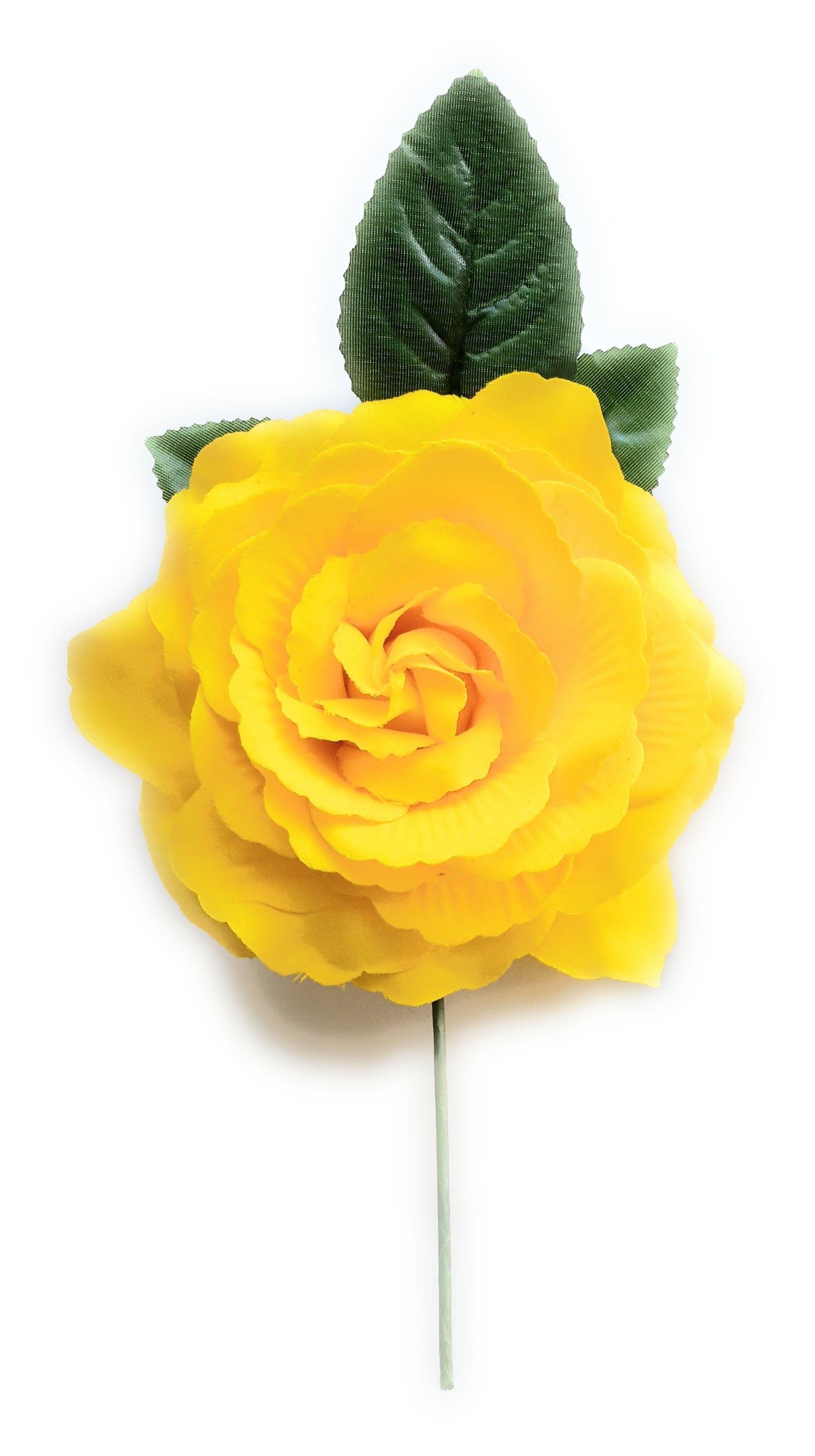 Fiore Flamenco Pelo Medio Ø13cm Giallo