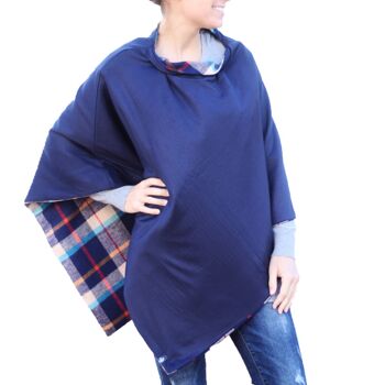 Poncho réversible Ecosse/Marine (dernière unité !) 2