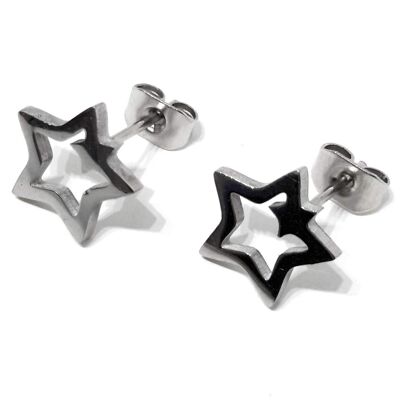 Silberne Ohrringe Kleine Sterne