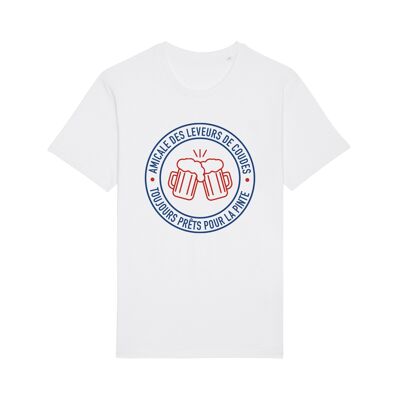 FREUNDLICH WEISSES T-Shirt für Ellbogenhebel