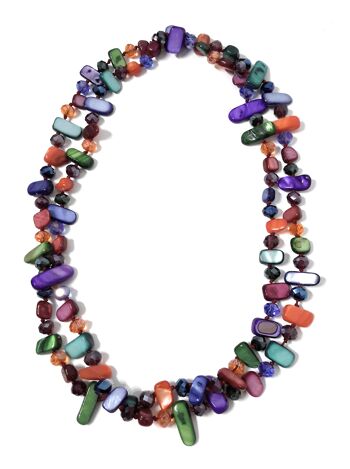 Collier Long Nacre Multicolore 7