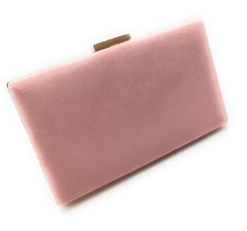 Pochette Party Bag Daim Rose 2