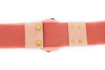 Ceinture Elastique Pompons Rose 7