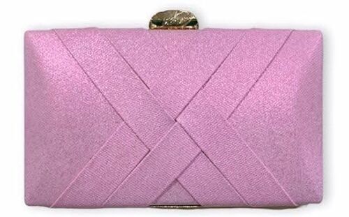 Cartera De Mano Bolso Fiesta · Cruzado Rosa