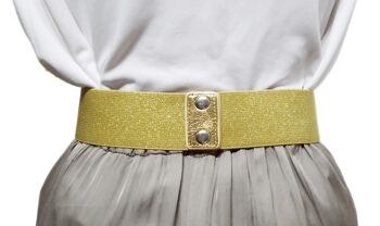 Ceinture Elastique Kimono Doré 6