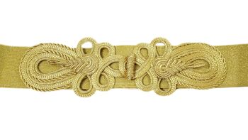 Ceinture Elastique Kimono Doré 2