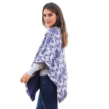 Poncho réversible IKAT/Marine (dernière unité !) 1