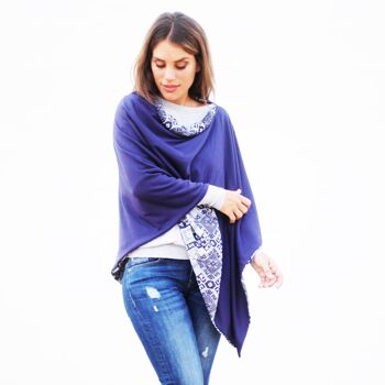 Poncho réversible IKAT/Marine (dernière unité !) 4