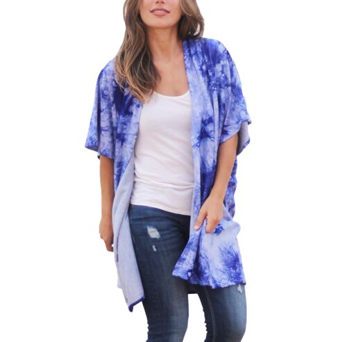 Camisola Larga · Batik Azul