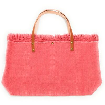 Trend Shopper Bag Various Colors - Coral (Measures: 52x35x12cm)