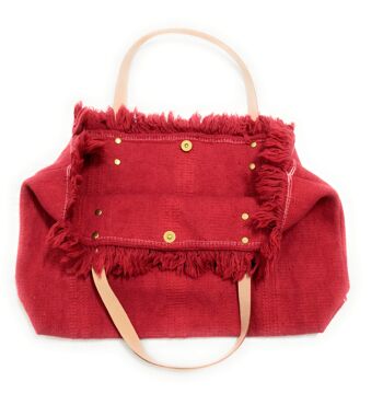 Trend Shopper Bag Diverses Couleurs - Rouge (Mesures: 52x35x12cm) 4