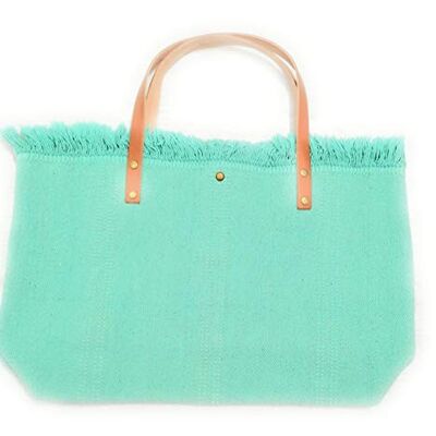Trend Shopper Bag Verschiedene Farben - Aqua Green (Maße: 52x35x12cm)