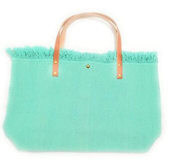 Trend Shopper Bag Diverses Couleurs - Aqua Green (Mesures: 52x35x12cm) 1
