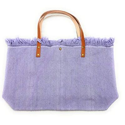 Trend Shopper Bag Various Colors - Lilac (Measures: 52x35x12cm)