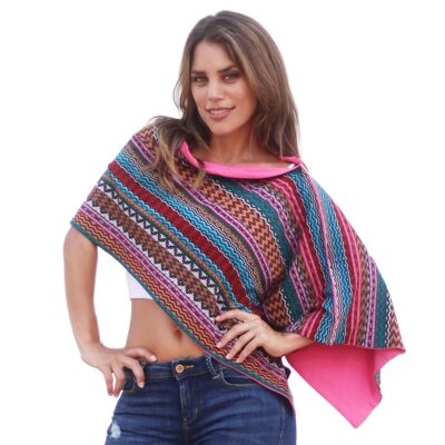 Bikini Cover Up Reversible · Multicolor / Rosa