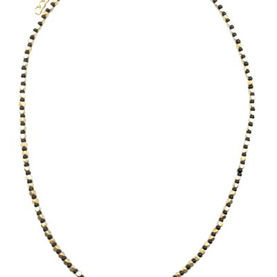Necklace with Beads Black Star