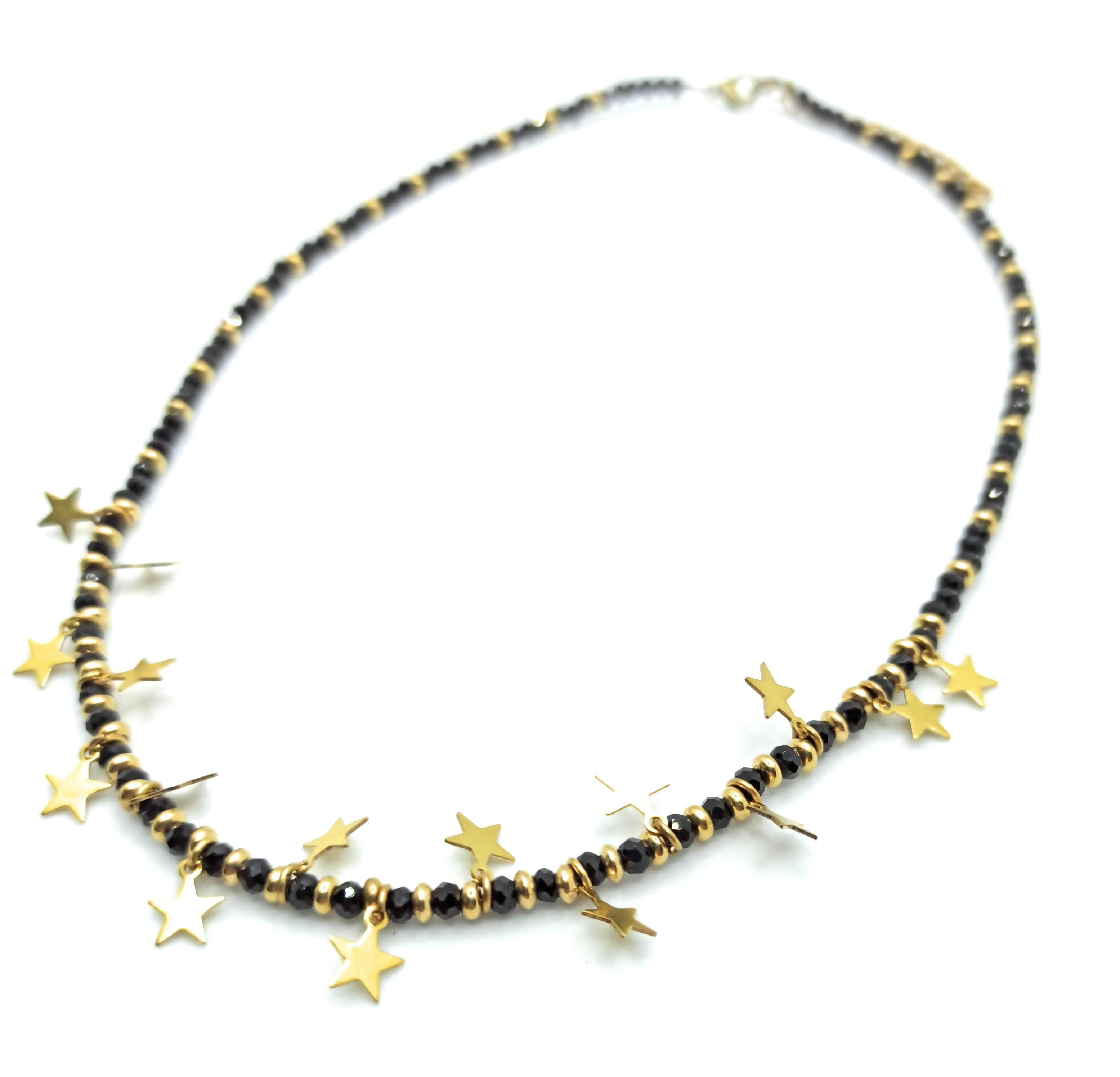 Girocollo Stelline Nero