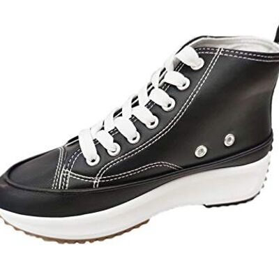 Maxi Platform High Sneakers · All Black Leatherette (T.37, T.38, T.39, T.40 last units!) 