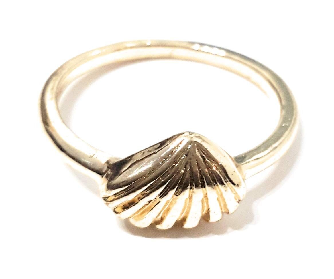 Anello d'Oro Conchiglia Santiago T.14 (5,4cm)
