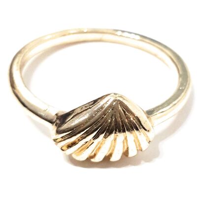 Goldener Ring Santiago Muschel T.14 (5,4cm)