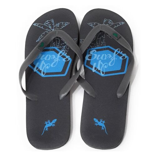 Chanclas · Hombre (varios modelos) - Suela Surf Gris Correa Gris