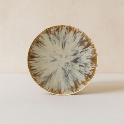 Assiette calotte maka 21cm en porcelaine