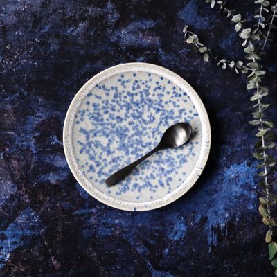 Sapphire dessert plate 20cm in blue porcelain