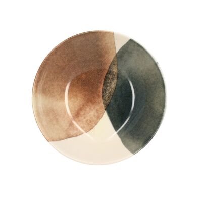 Gaia deep plate 20cm in stoneware