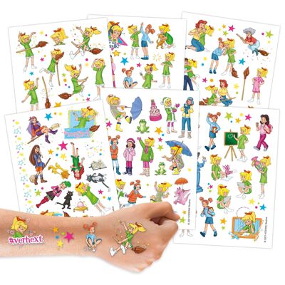 Tatouage pour enfants - Set 12 - Bibi Blocksberg