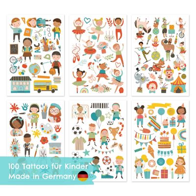 Kindertattoos - Aktivitäten - Set 14