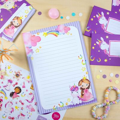 Set Blocco Lettere - Unicorno - Set 2