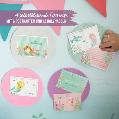 Pin Board Set - Mermaid - Set 1