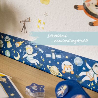 Children border - astronaut - set 5