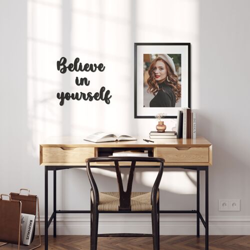 Wooden-Wall Cutout-Believe in yourself - Set 8