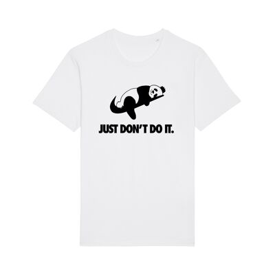 WHITE JUST DON'T DO IT TSHIRT