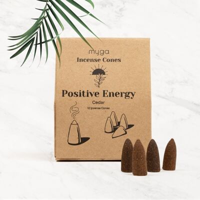 Positive Energy  - Cedar - Incense Dhoop Cone