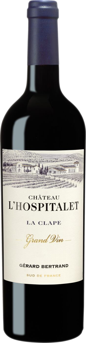 Château L'hospitalet Grand Vin - Rouge -  75cl - Maison Gérard Bertrand - Coteaux-du-Languedoc La Clape